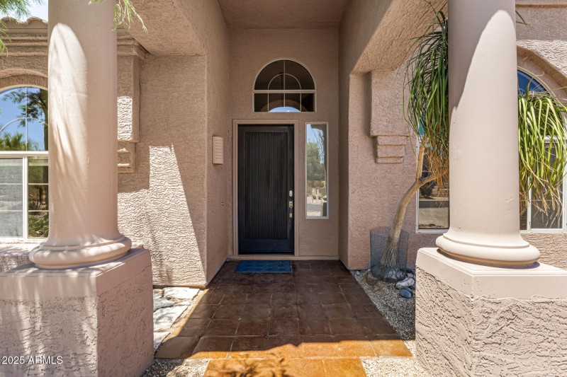 Grand Covered Entryway
