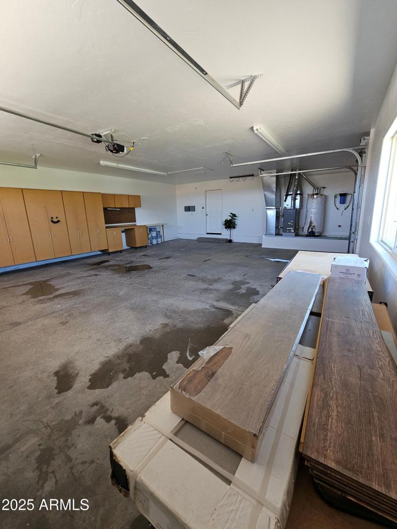 extended garage from door corner