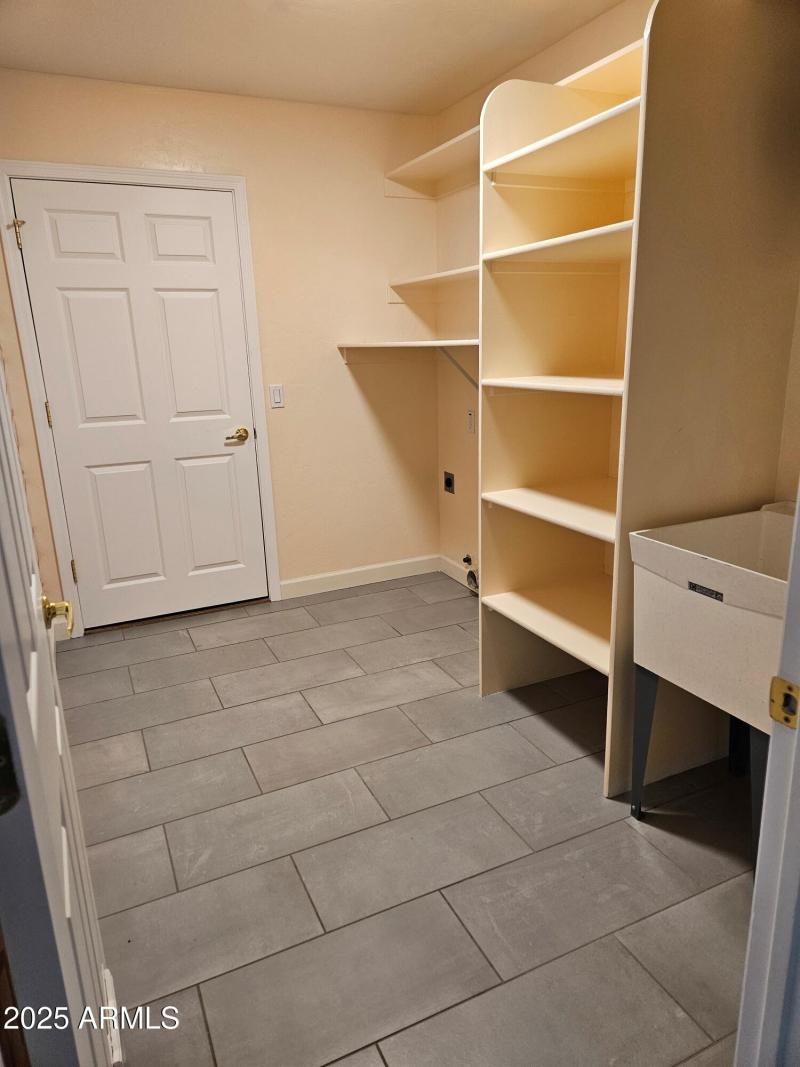 laundry room from hall