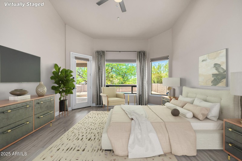 Primary Bedroom with Patio Access