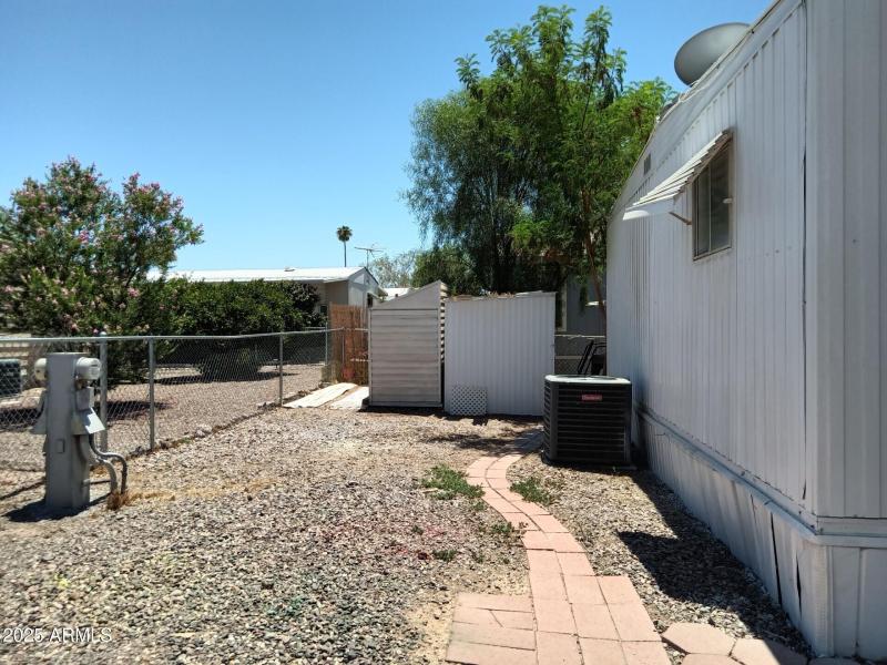 fenced Backyard