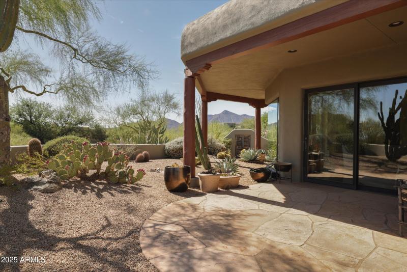 Patio off living area
