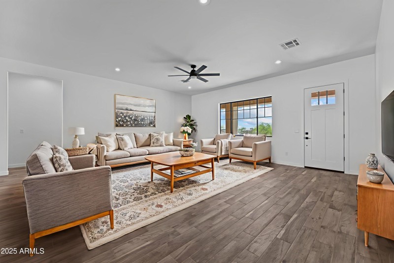 Virtual Staged Image Living Room