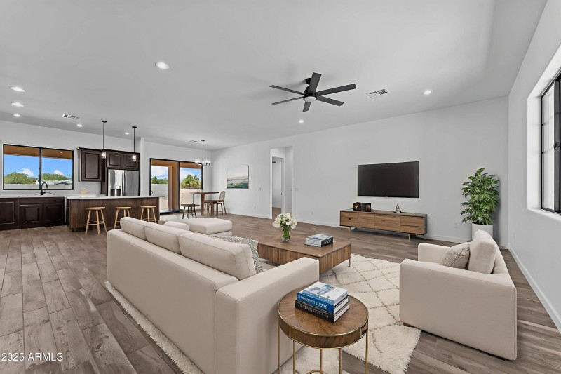 Virtual Staged Image- Living Room