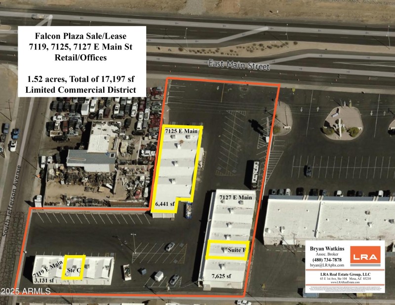 7119-7127 E Main map