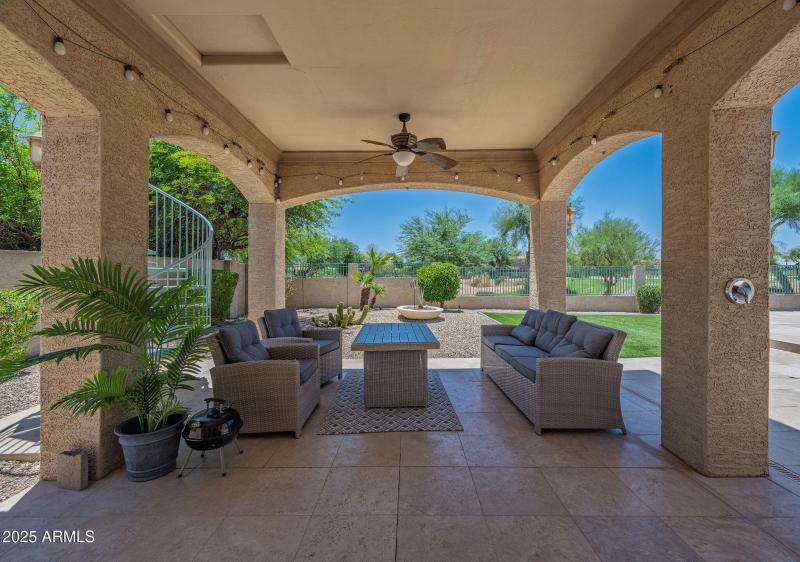 Covered Patio / Misters