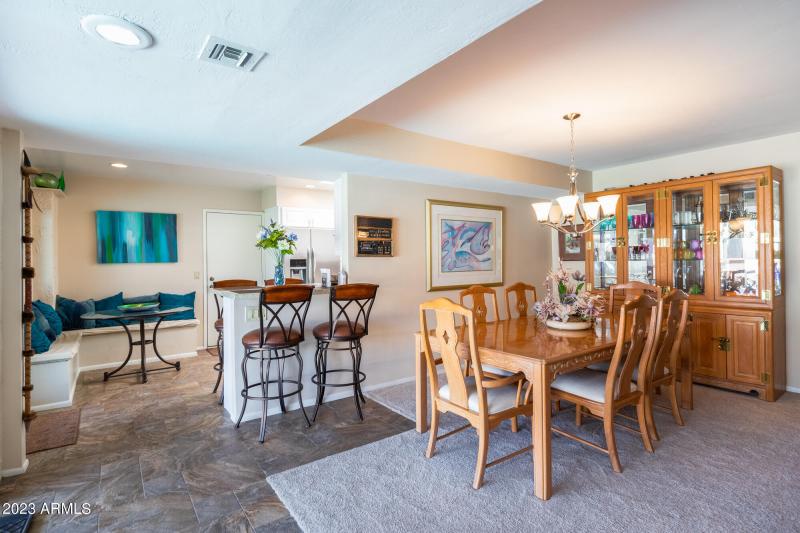 7270 E Loma Ln Dining to Kitchen