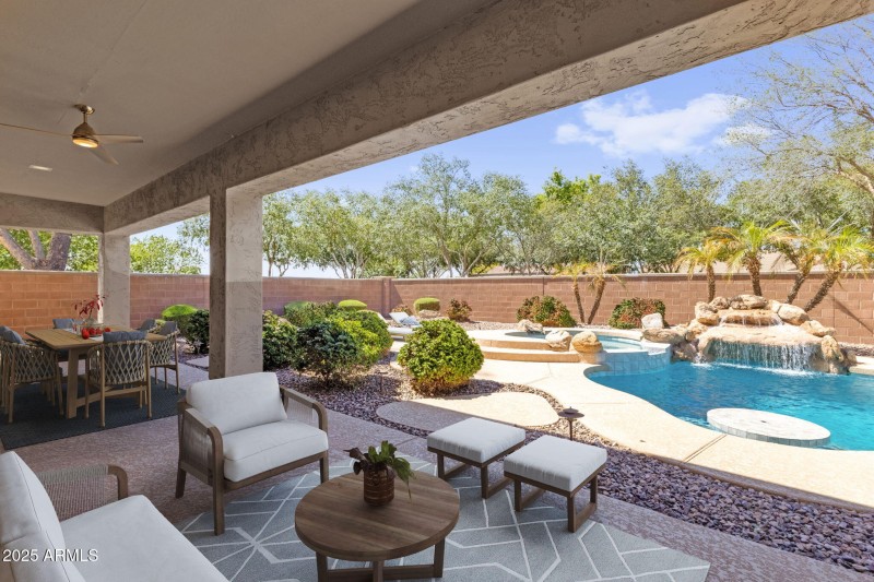 Extended Patio Virtually Staged