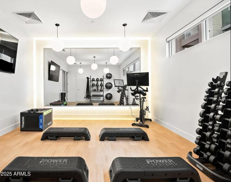 Private exercise room