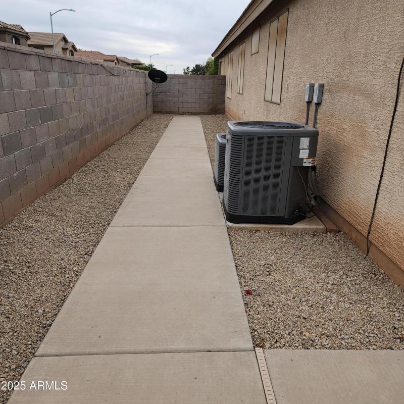 Back yard - east side