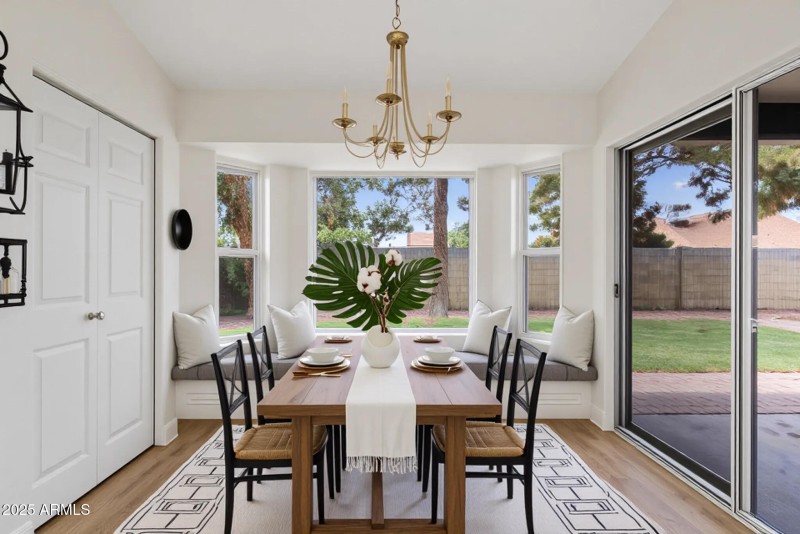 Dining Area Staged