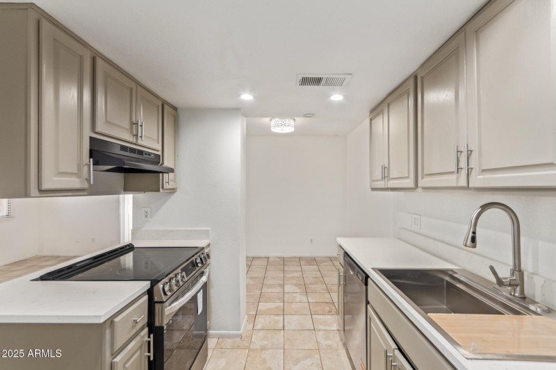 Kitchen looking into Dining Room