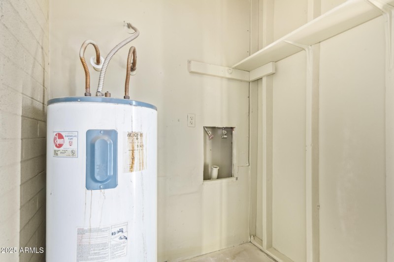 Shed with Washer/ Dryer Hookups