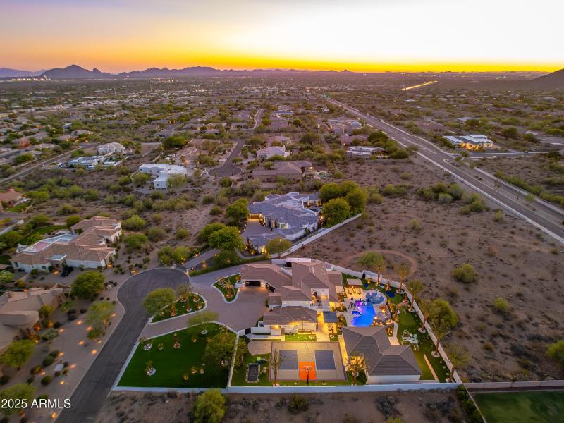 Twilight Aerial View