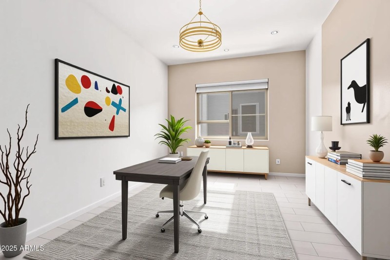 Office room. Virtually staged