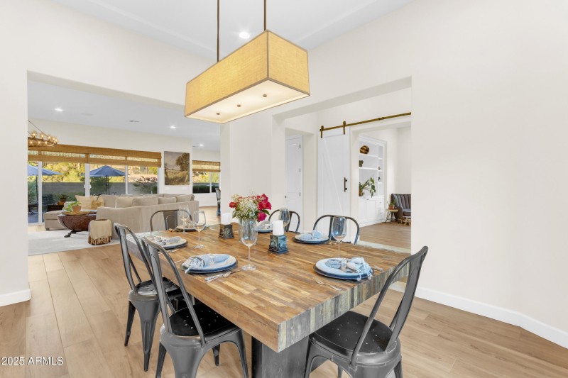 dining to living