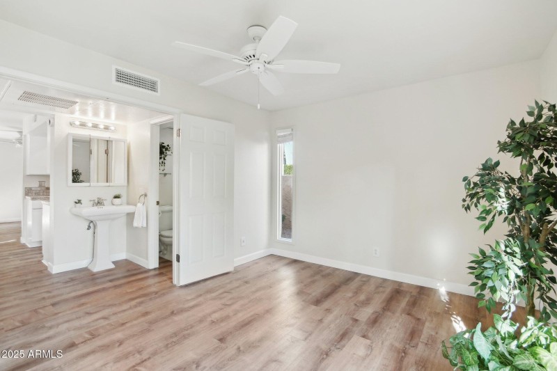 Bedroom w/Double Entry Doors