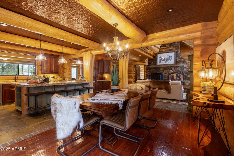 Dining Area to Kitchen