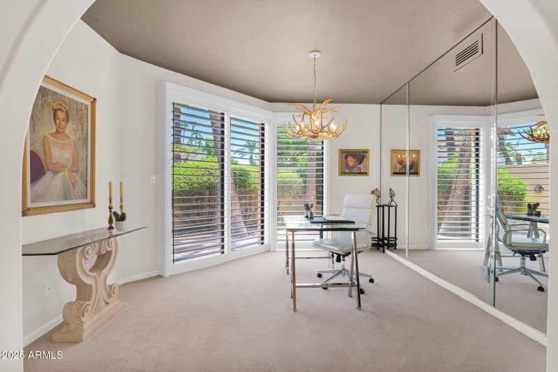 Dining Room Used as an Office
