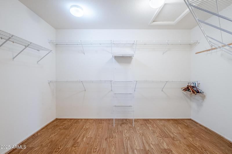 Huge Primary Closet