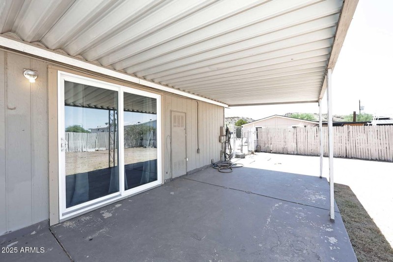 Shaded Backyard Patio