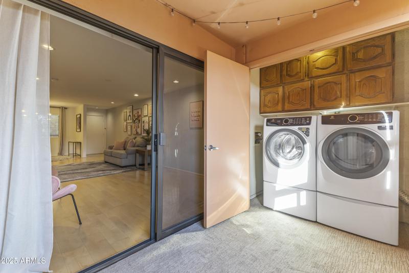 Balcony/Laundry Room Area