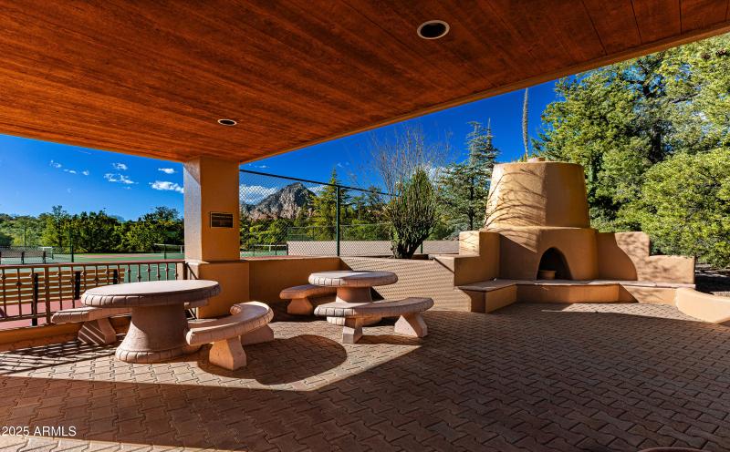 51 Covered Patio and Fireplace