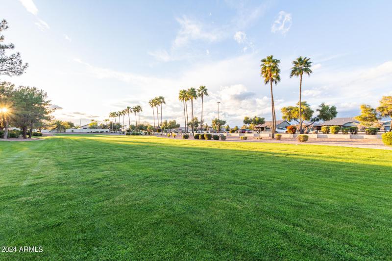 Park Area in Front of Brooks Ct.
