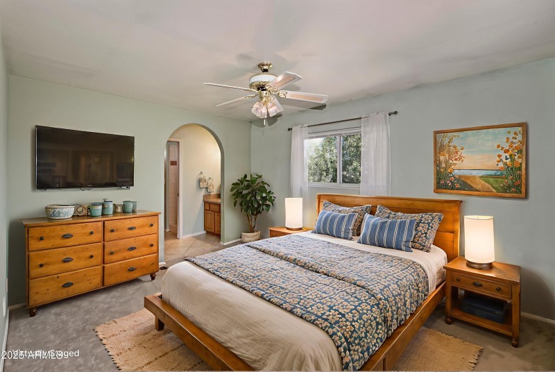 Primary Bedroom Virtually Staged