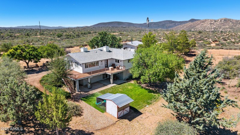 Aerial View Backyard
