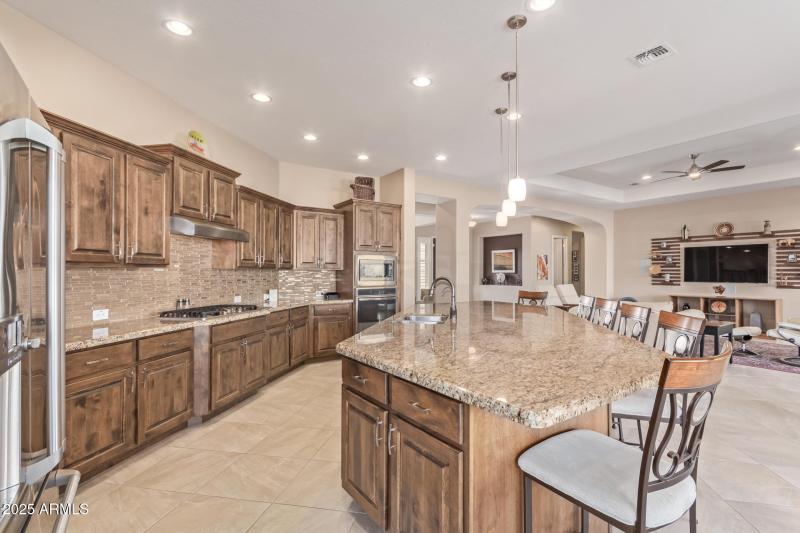 Lots of upgraded alder cabinetry