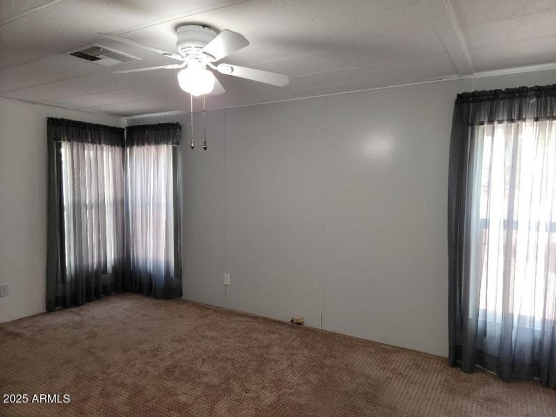 New paint in bedroom