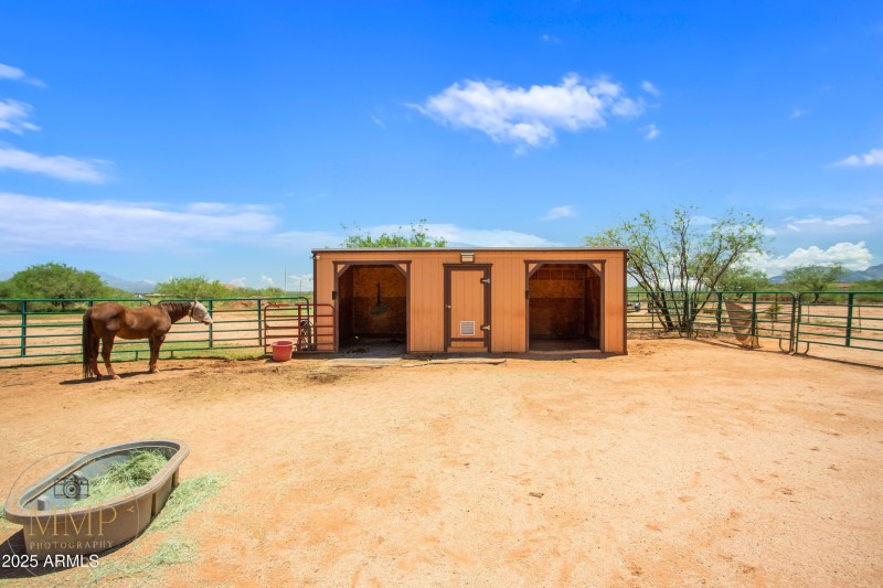 Horse Corral and Barns