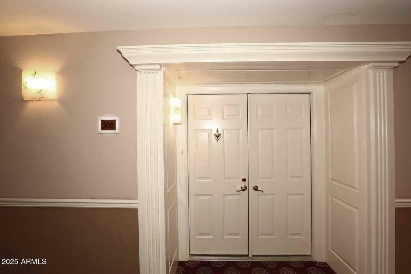 Double Door Entry to this Penthouse cond