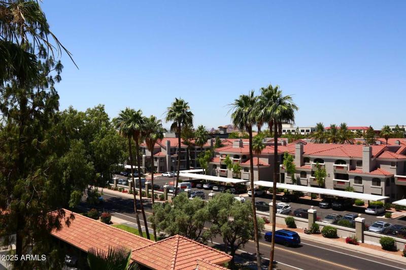 View from Covered Balcony-Papago Mountai