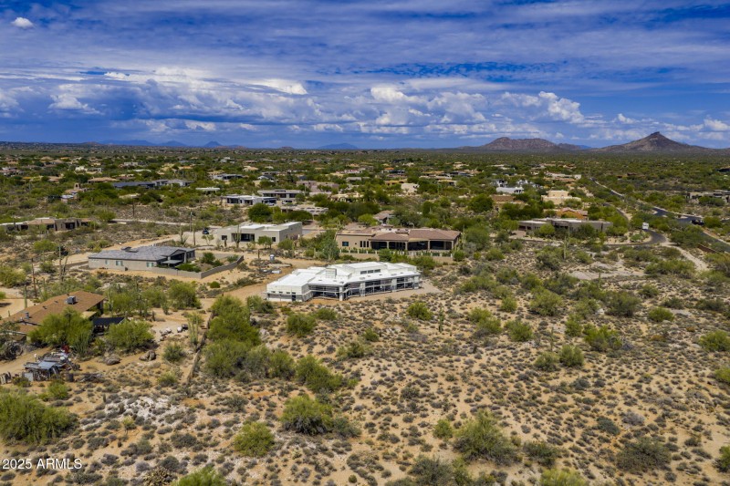 Aerial View Looking East