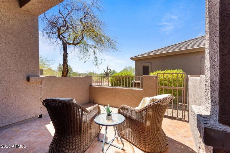 Downstairs Patio Golf Course