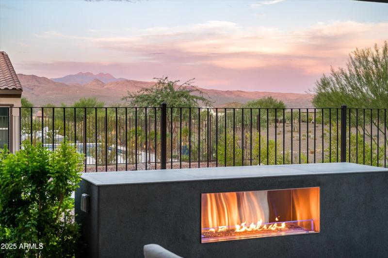 Four Peaks at Sunset