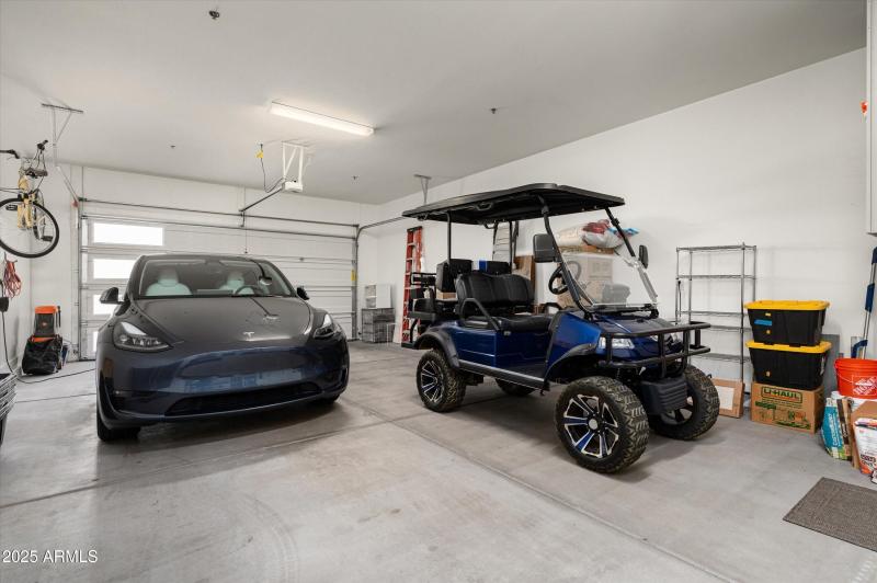 3 Car Garage with EV Plug In