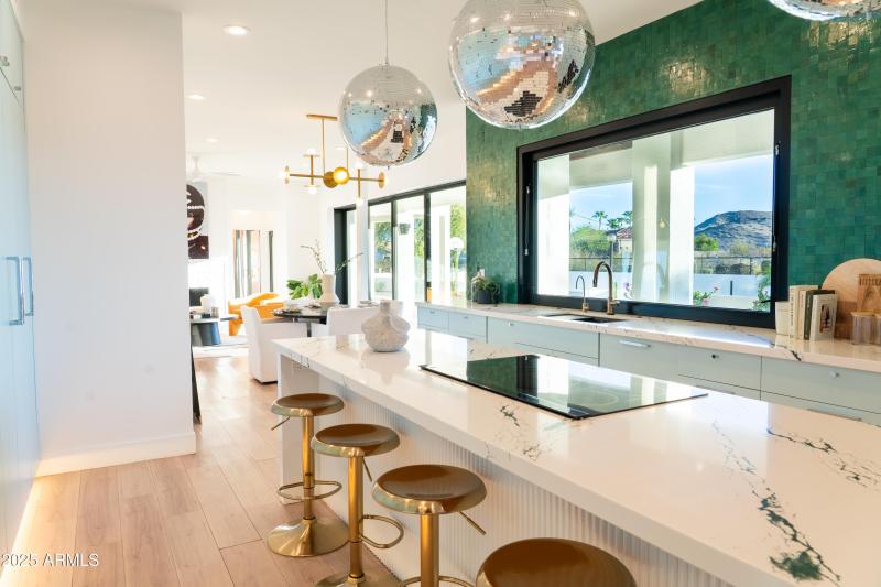 Kitchen view out Window