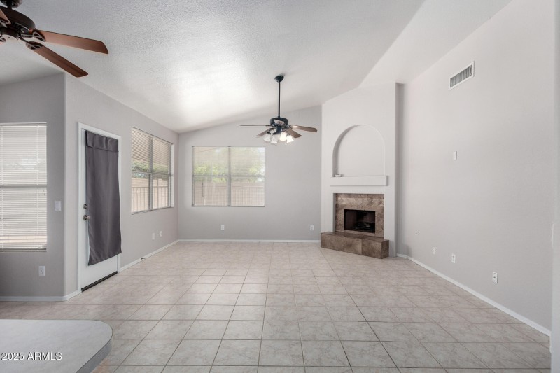 KITCHEN OVERLOOKS FAMILY ROOM