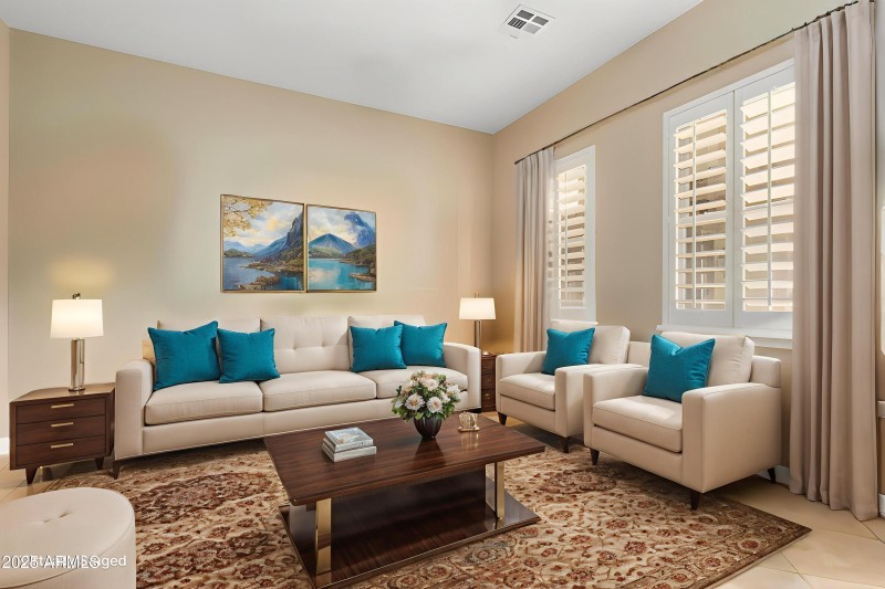 Formal Sitting Room - Virtually Staged