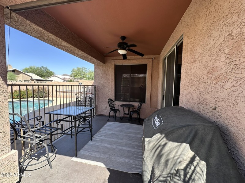 Covered Patio off Living Room