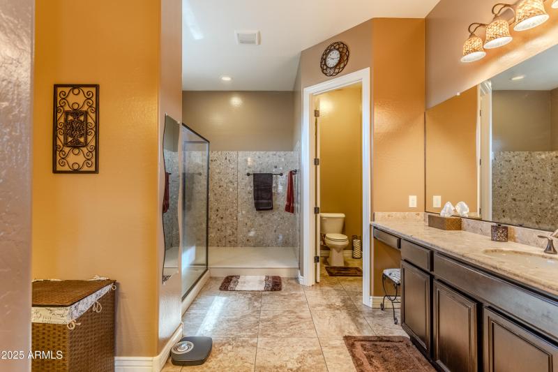 Master Bath with Dbl Vanites