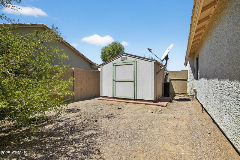 Backyard Shed View