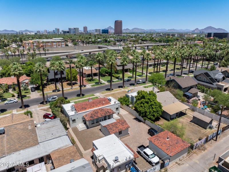 Aerial looking North