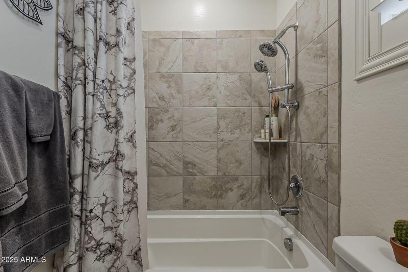Hall tub/shower.
