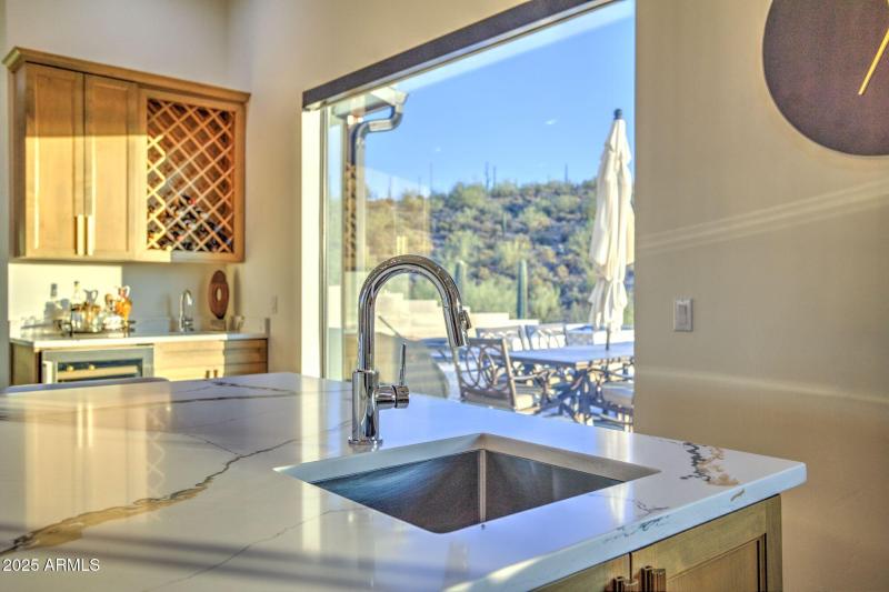 30 Prep Sink and Wet Bar with wine coole
