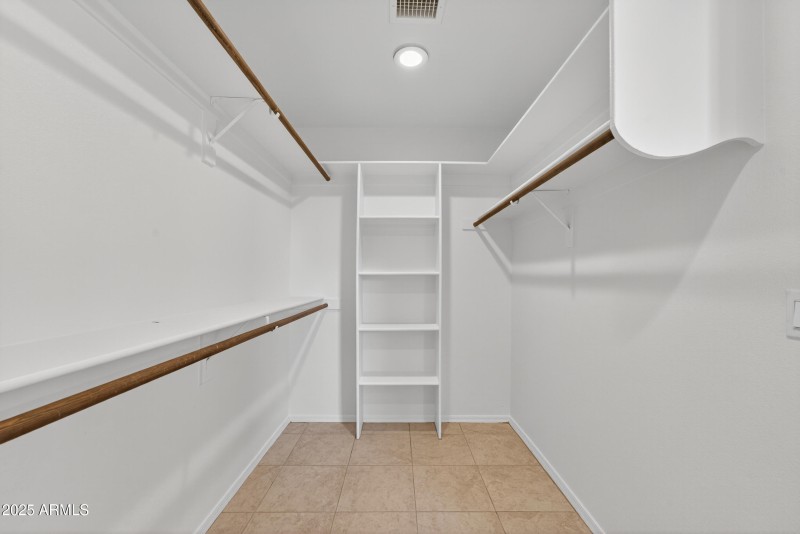 Master Closet with lots of room