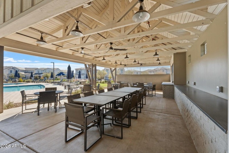 Covered Ramada at Pool area